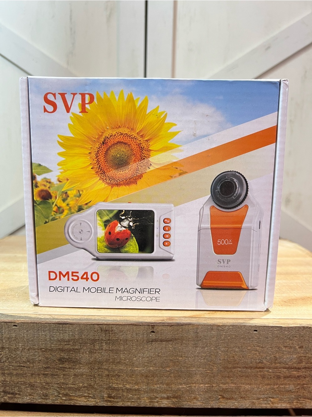 SVP DM540 Digital MobileMagnifier Microscope10x-500x-5MP 2.7" Color Display